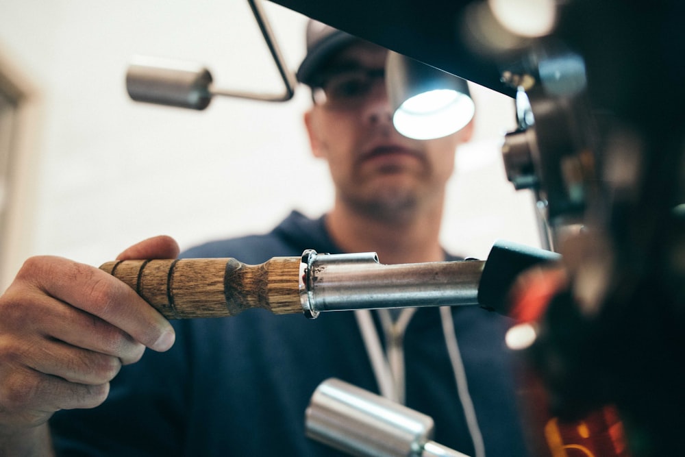 Local plumbing and heating engineer working on a job
